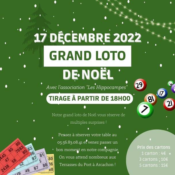 Grand Loto de Noël - Les Terrasses du Port